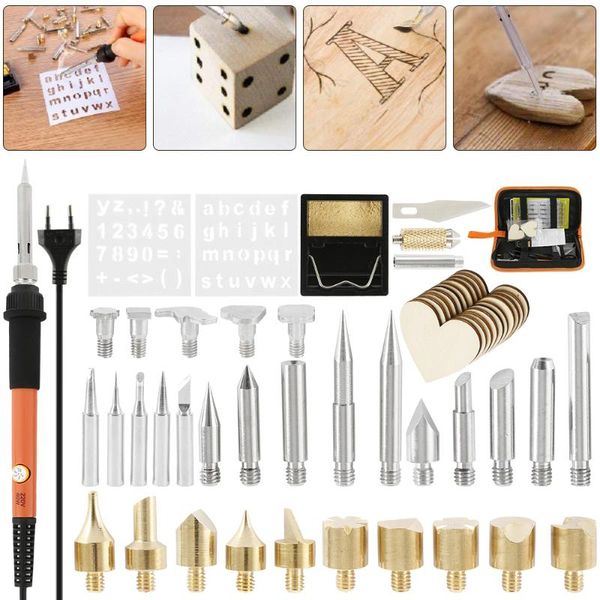 wood burning kit carving pyrography pen kit 60w adjustable temperature soldering iron welding wood embossing burning set
wood burning kit carving pyrography pen kit 60w adjustable temperature soldering iron welding wood embossing burning set