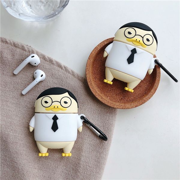 new silicon gel south korea tie duck cases for airpods pro apple bluetooth wireless headset, generation 12 3 soft shell with hook
new silicon gel south korea tie duck cases for airpods pro apple bluetooth wireless headset, generation 12 3 soft shell with hook