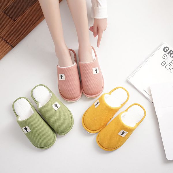 new women autumn winter cotton slippers home non-slip warm floor slippers indoor household cotton slippers, Black
new women autumn winter cotton slippers home non-slip warm floor slippers indoor household cotton slippers, Black