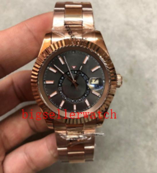 luxury watch 42mm sky-dweller 326938 automatic watch stainless steel 2813 movement mens watches men wristwatch, Slivery;brown
luxury watch 42mm sky-dweller 326938 automatic watch stainless steel 2813 movement mens watches men wristwatch, Slivery;brown