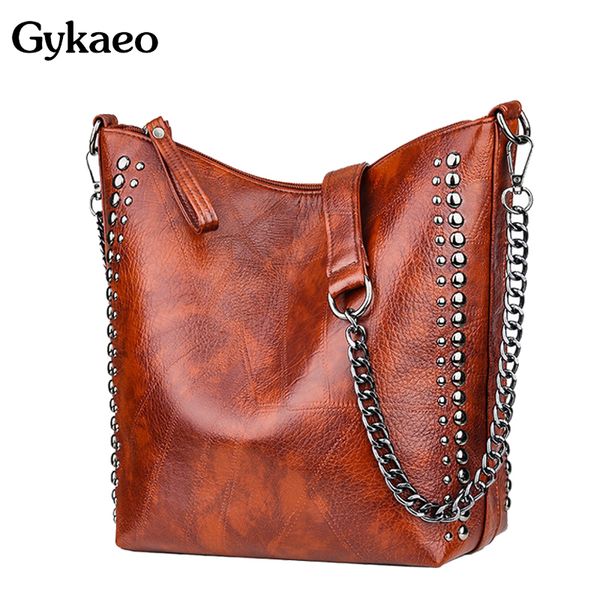 gykaeo winter luxury handbags women bags designer black chains bucket shoulder bag ladies casual punk style rivet messenger bags mx200327
gykaeo winter luxury handbags women bags designer black chains bucket shoulder bag ladies casual punk style rivet messenger bags mx200327