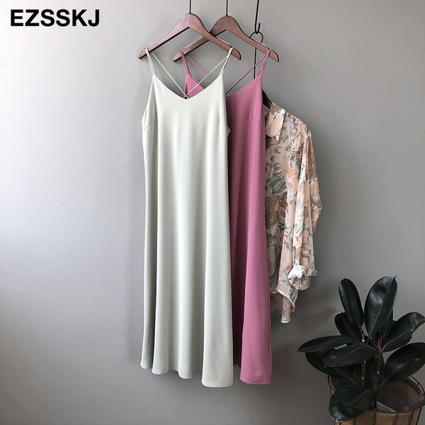 spring summer 2020 woman tank dress casual camisole dress female home beach dresses v-neck camis cross, Black;gray
spring summer 2020 woman tank dress casual camisole dress female home beach dresses v-neck camis cross, Black;gray
