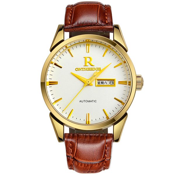 rzy002 men watches luxury watch brand stainless steel band skeleton dial mechanical automatic wristwatch business gift for mens relojes, Slivery;brown
rzy002 men watches luxury watch brand stainless steel band skeleton dial mechanical automatic wristwatch business gift for mens relojes, Slivery;brown