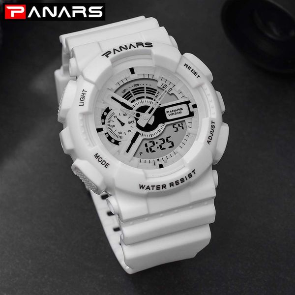 panars fashion watch sports brand men women clock commemorative edition multi-function waterproof watch buckle electronic, Slivery;brown
panars fashion watch sports brand men women clock commemorative edition multi-function waterproof watch buckle electronic, Slivery;brown
