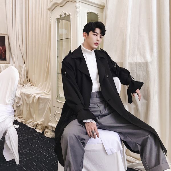 fashion korean long windbreaker male retro temperament loose wild exquisite over the knee long trench coat good quality, Tan;black
fashion korean long windbreaker male retro temperament loose wild exquisite over the knee long trench coat good quality, Tan;black