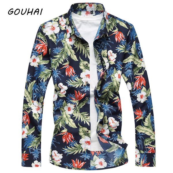 2018 Autumn New Fashion Men Shirt Long Sleeve Dress Shirt Men Plus Size M -7xl Floral Hawaiian Shirt Male Camisa Social Masculina
2018 Autumn New Fashion Men Shirt Long Sleeve Dress Shirt Men Plus Size M -7xl Floral Hawaiian Shirt Male Camisa Social Masculina