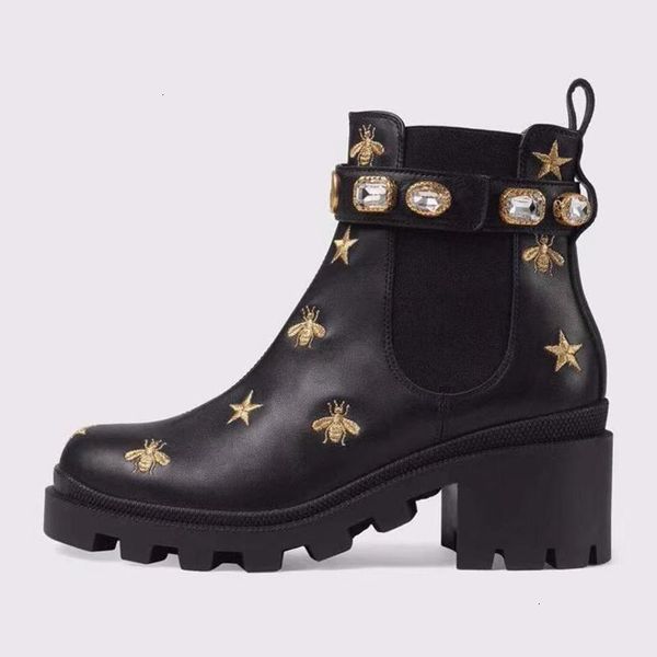woman s leather shoes lace up ribbon belt buckle ankle factory direct female rough heel round head autumn winter martin boots size35-41, Black
woman s leather shoes lace up ribbon belt buckle ankle factory direct female rough heel round head autumn winter martin boots size35-41, Black