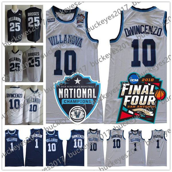 ncaa вилланова wildcats 2018 финал 4 # 10 донте ди винченцо 1 джален брансон 25 микал бриджес белый флот сшитые футболки колледжа, Black
ncaa вилланова wildcats 2018 финал 4 # 10 донте ди винченцо 1 джален брансон 25 микал бриджес белый флот сшитые футболки колледжа, Black