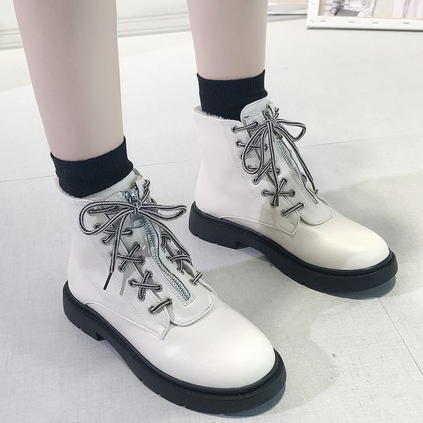 rimocy fashion lace up front zipper ankle boots for women pu leather thick heel zapatos de mujer comfort non slip shoes woman, Black
rimocy fashion lace up front zipper ankle boots for women pu leather thick heel zapatos de mujer comfort non slip shoes woman, Black