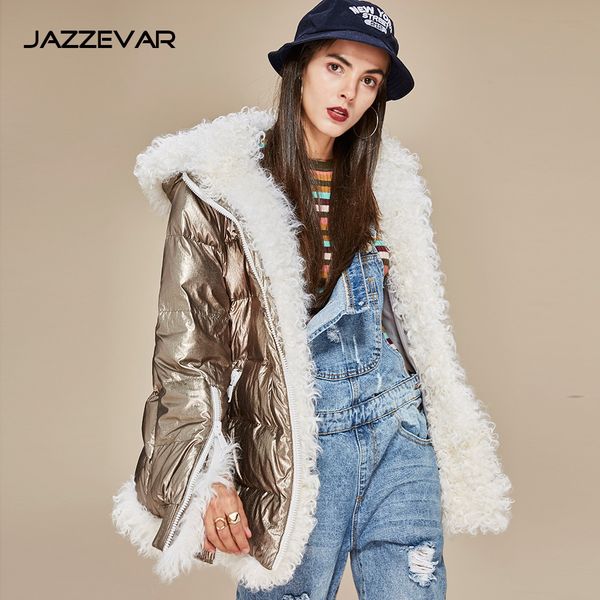 special offer 90 white duck women's dress new style avant-garde metal silver down jacket really lambs wool hooded coat down jack, Black;white
special offer 90 white duck women's dress new style avant-garde metal silver down jacket really lambs wool hooded coat down jack, Black;white