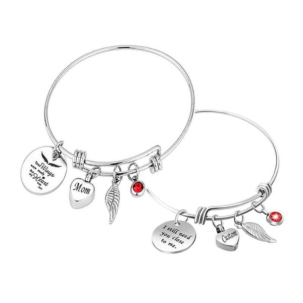 custom name cremation bracelet for ashes stainless steel urn bracelet with heart charm ashes holder memorial urn bangle for ashe, Black
custom name cremation bracelet for ashes stainless steel urn bracelet with heart charm ashes holder memorial urn bangle for ashe, Black