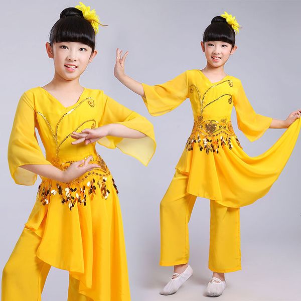 children's yangko dance clothing fan dance custome stage performance clothing ancient chinese costume, Black;red
children's yangko dance clothing fan dance custome stage performance clothing ancient chinese costume, Black;red