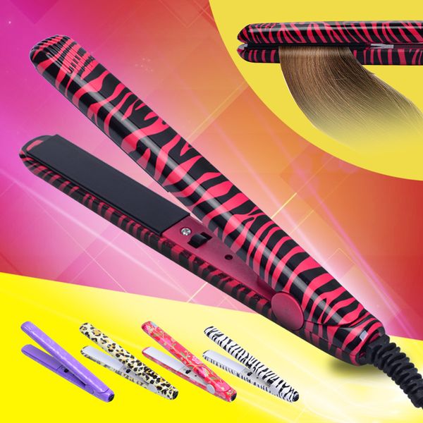 new professional hairstyling mini portable ceramic flat zebra hair straightener irons styling tools waves irons, Black
new professional hairstyling mini portable ceramic flat zebra hair straightener irons styling tools waves irons, Black