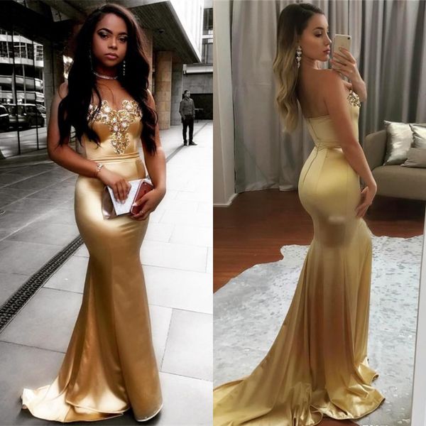 fitted gold gold mermaid prom dress sweetheart tight black girls formal evening dresses holiday wear with crystal long strapless party gowns
fitted gold gold mermaid prom dress sweetheart tight black girls formal evening dresses holiday wear with crystal long strapless party gowns