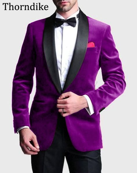 thorndike 2020 velvet business blazers sets groomsman suits men 2 pieces slim sets black shawl lapel wedding party suit for men, White;black
thorndike 2020 velvet business blazers sets groomsman suits men 2 pieces slim sets black shawl lapel wedding party suit for men, White;black