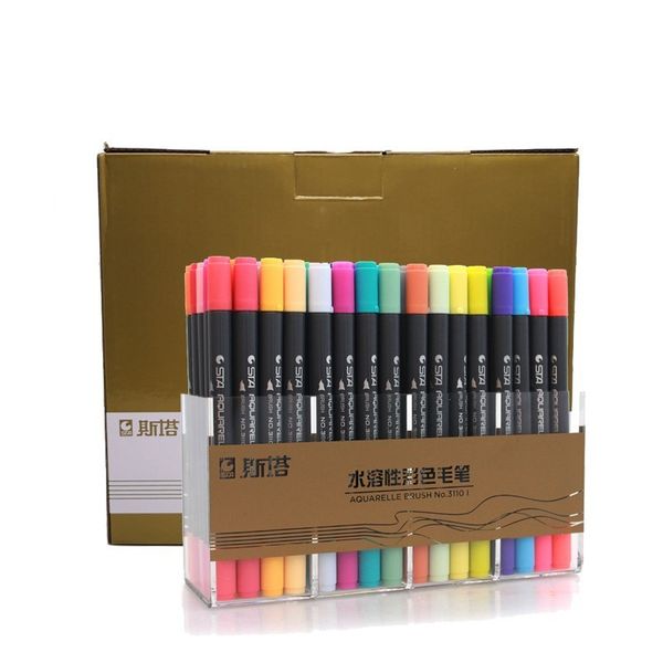 sta 80colors double head soluble colored sketch marker brush pen set for drawing design paints art marker supplies dropshipping
sta 80colors double head soluble colored sketch marker brush pen set for drawing design paints art marker supplies dropshipping