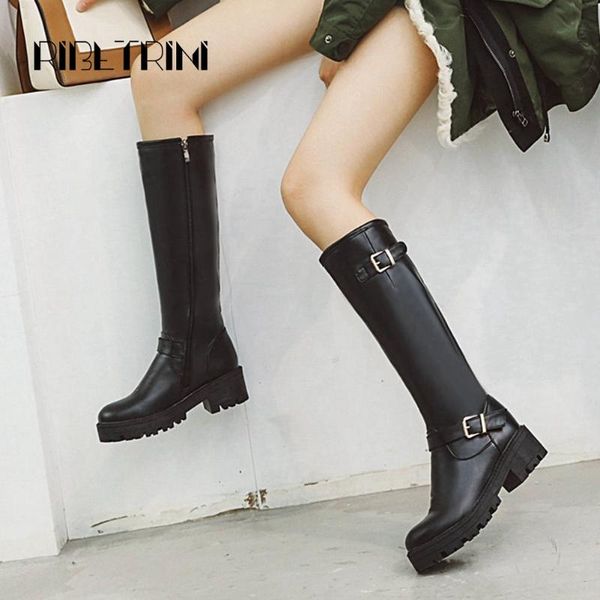 ribetrini female buckle decorating knee high shoes woman 2020 med chunky heel boots women elegant black platform boots
ribetrini female buckle decorating knee high shoes woman 2020 med chunky heel boots women elegant black platform boots