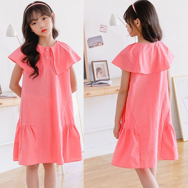 new 2020 girl summer dress sleevless ruffles girls party dresses kids knee length dress teenage girls children princess clothing, Red;yellow
new 2020 girl summer dress sleevless ruffles girls party dresses kids knee length dress teenage girls children princess clothing, Red;yellow