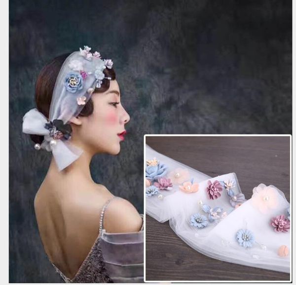 flower headband wedding veil bridal dress with color flower headband, Slivery;golden
flower headband wedding veil bridal dress with color flower headband, Slivery;golden