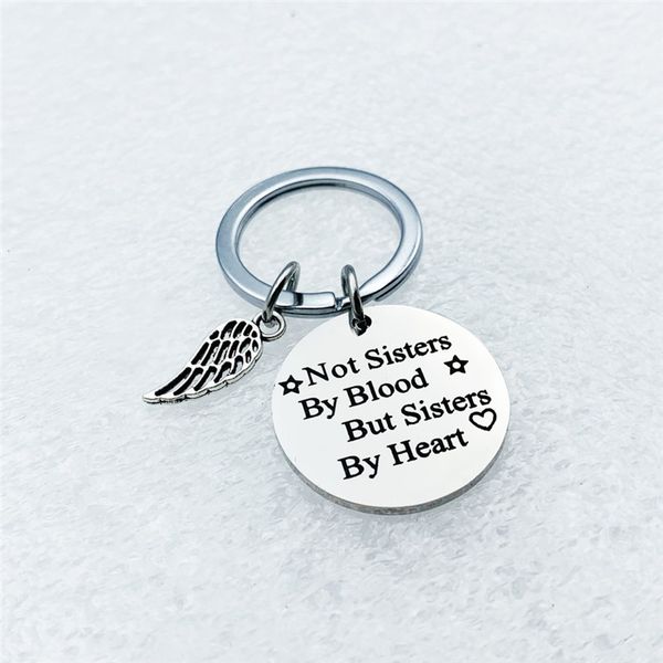 not sisters by blood but sisters by heart keychain personality creative special stainless steel gifts new trends fashion, Slivery;golden
not sisters by blood but sisters by heart keychain personality creative special stainless steel gifts new trends fashion, Slivery;golden