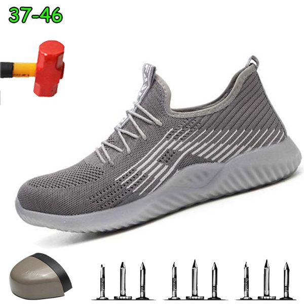 indestructible breathable steel toe work safety shoes for men male boots construction safety work boots shoes anti-crush, Black
indestructible breathable steel toe work safety shoes for men male boots construction safety work boots shoes anti-crush, Black