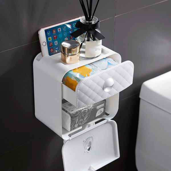 bathroom waterproof tissue box plastic bath toilet paper holder wall mounted paper storage box double layer dispenser
bathroom waterproof tissue box plastic bath toilet paper holder wall mounted paper storage box double layer dispenser