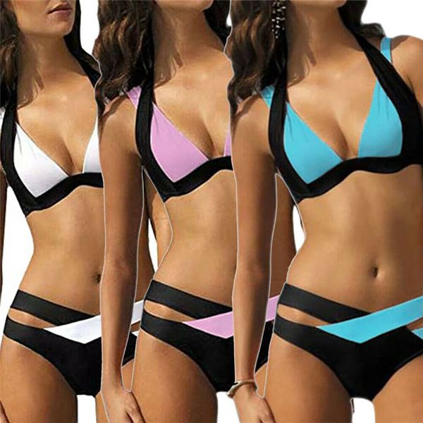 unique two-color cross women's bikinis set summer comfortable swimwear female padded push-up bra bikini bathing suit beachwear
unique two-color cross women's bikinis set summer comfortable swimwear female padded push-up bra bikini bathing suit beachwear
