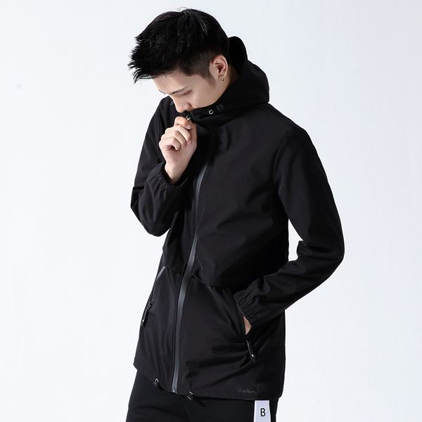 windbreaker men 2019 spring and autumn new simple fashion solid color long section plus size windbreaker jacket, Tan;black
windbreaker men 2019 spring and autumn new simple fashion solid color long section plus size windbreaker jacket, Tan;black