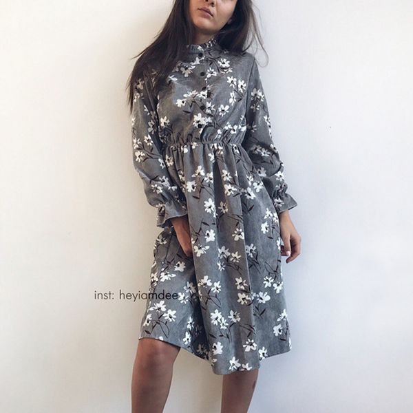 women designer clothes womens dresses high corduroy vintage dress a line style women sleeve flower dresses feminino 18 spring colors, Black;gray
women designer clothes womens dresses high corduroy vintage dress a line style women sleeve flower dresses feminino 18 spring colors, Black;gray