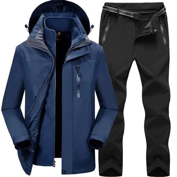 2019 men women winter autumn detachable hike fish camp trekking ski climb jacket suit fleece waterproof pant belt trousers, Blue;black
2019 men women winter autumn detachable hike fish camp trekking ski climb jacket suit fleece waterproof pant belt trousers, Blue;black
