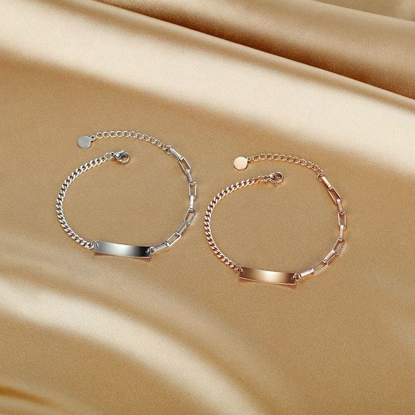 fashion rose gold bracelets for women jewelry ladies bracelet bangles silver color bracelets for girls bracelet, White
fashion rose gold bracelets for women jewelry ladies bracelet bangles silver color bracelets for girls bracelet, White