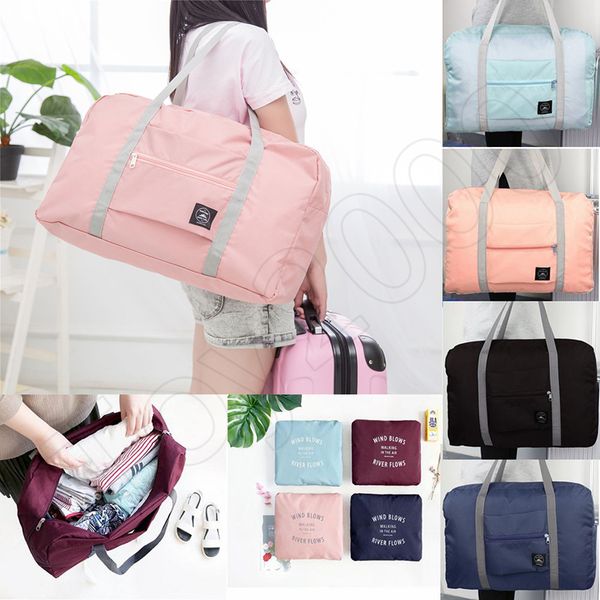 folding travel storage bag carry-on hand luggage organizer tote large foldable shoulder duffel designer handbags men women bags, Black
folding travel storage bag carry-on hand luggage organizer tote large foldable shoulder duffel designer handbags men women bags, Black