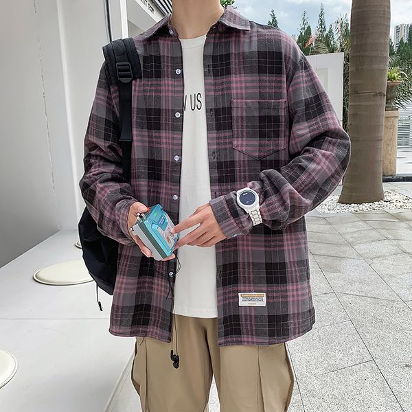 2019 spring and autumn new listing trend fashion plaid long-sleeved shirt casual loose lapel jacket white / gray / green -5xl, White;black
2019 spring and autumn new listing trend fashion plaid long-sleeved shirt casual loose lapel jacket white / gray / green -5xl, White;black
