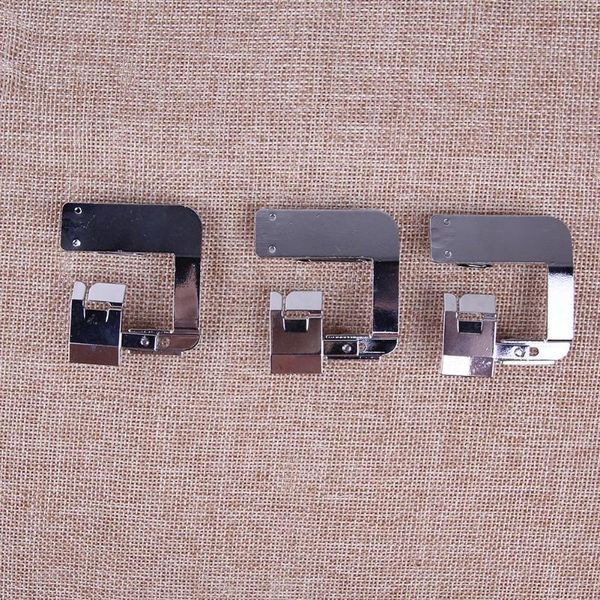 sewing notions & tools 3pcs/set hemming cloth strip presser foot machine rolled hem metal embroidery darning domestic kit accessory, Black
sewing notions & tools 3pcs/set hemming cloth strip presser foot machine rolled hem metal embroidery darning domestic kit accessory, Black