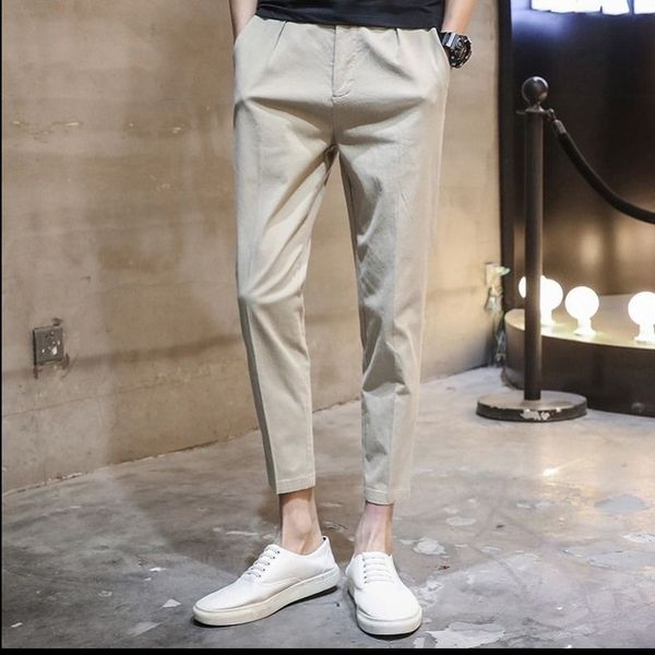 men's pants 22021 summer streetwear clothes male joggers loose men slim straight trousers fashion chinese style l54, Black
men's pants 22021 summer streetwear clothes male joggers loose men slim straight trousers fashion chinese style l54, Black