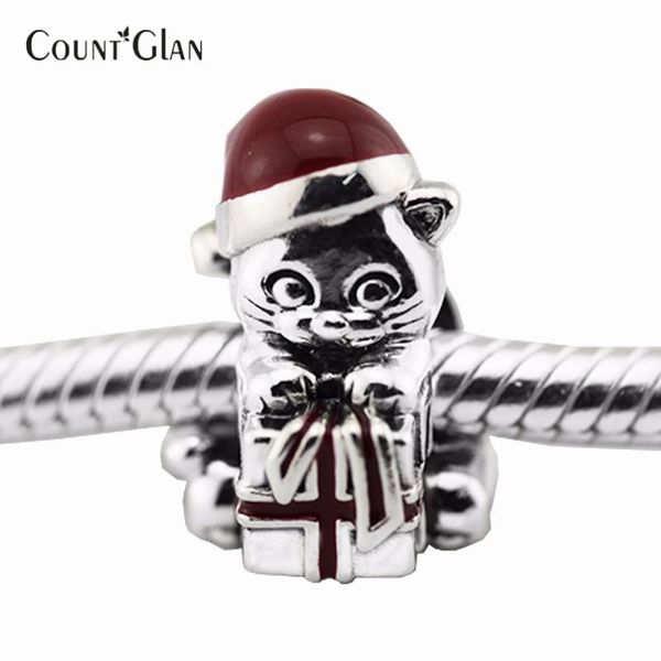 christmas kitten beads fits pandora charms bracelets berry red ename charm beads for jewelry making 2016 winter christmas gifts, Bronze;silver
christmas kitten beads fits pandora charms bracelets berry red ename charm beads for jewelry making 2016 winter christmas gifts, Bronze;silver