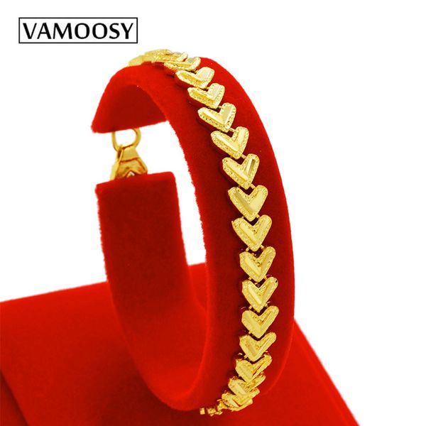 vamoosy 2020 romantic and fashion women ladies wedding anniversary jewelry accessories 24k gold heart in heart chain bracelet, Black
vamoosy 2020 romantic and fashion women ladies wedding anniversary jewelry accessories 24k gold heart in heart chain bracelet, Black