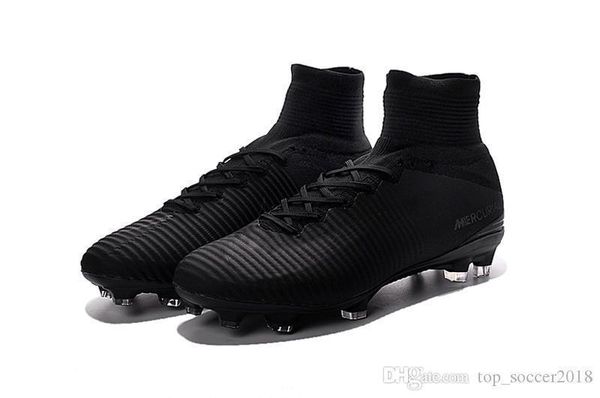 full black 100% original soccer cleats mercurial superfly v fg soccer shoes outdoor mens high ankle ronaldo football boots
full black 100% original soccer cleats mercurial superfly v fg soccer shoes outdoor mens high ankle ronaldo football boots
