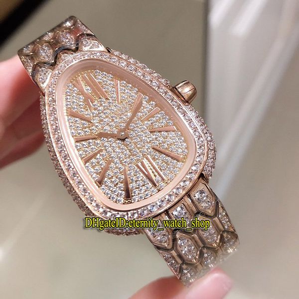 version serpenti seduttori 103160 diamonds dial swiss quartz movement womens watch 18k rose gold diamond iced out full ladies watches, Slivery;brown
version serpenti seduttori 103160 diamonds dial swiss quartz movement womens watch 18k rose gold diamond iced out full ladies watches, Slivery;brown