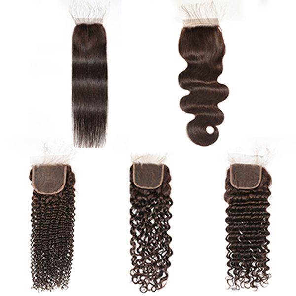 brazilian human hair 4x4 lace closure peruvian malaysian indian body wave straight deep kinky curly water wave closures dark brown remy beyo, Black
brazilian human hair 4x4 lace closure peruvian malaysian indian body wave straight deep kinky curly water wave closures dark brown remy beyo, Black