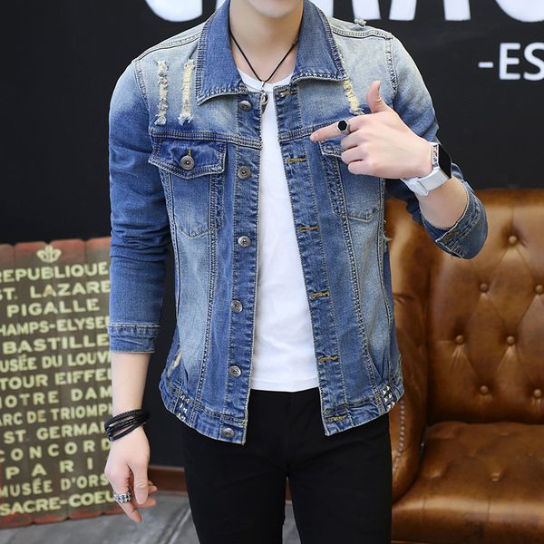 2017 men denim jacket coats brand clothing new fashion mens jeans jacket spring autumn outwear male jaqueta masculino 3xl, Black;brown
2017 men denim jacket coats brand clothing new fashion mens jeans jacket spring autumn outwear male jaqueta masculino 3xl, Black;brown