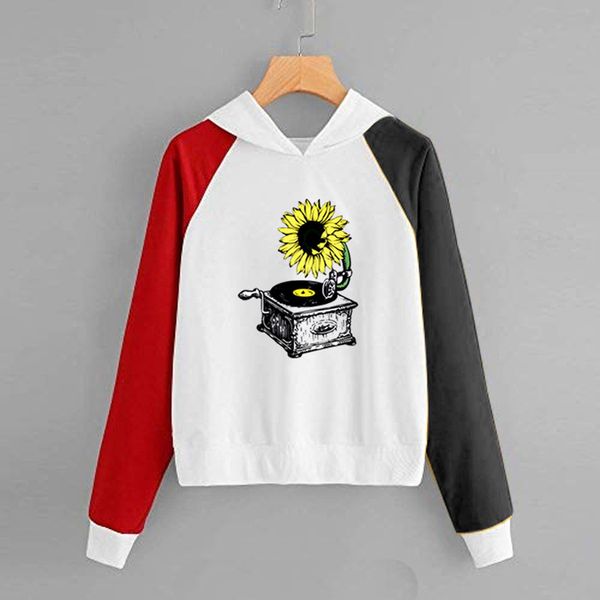 autumn women sweatshirt sunflower print patchwork harajuku long sleeve blouse round neck sweatshirt casual sudadera mujer, Black
autumn women sweatshirt sunflower print patchwork harajuku long sleeve blouse round neck sweatshirt casual sudadera mujer, Black