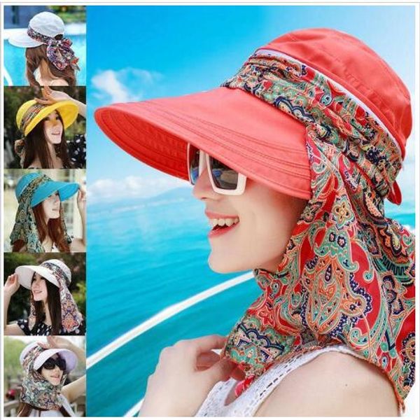 wide brim hats floral print floppy caps sunscreen ponytail hats summer outdoor visor cap women riding anti-uv beach sun hat foldable b5101, Blue;gray
wide brim hats floral print floppy caps sunscreen ponytail hats summer outdoor visor cap women riding anti-uv beach sun hat foldable b5101, Blue;gray