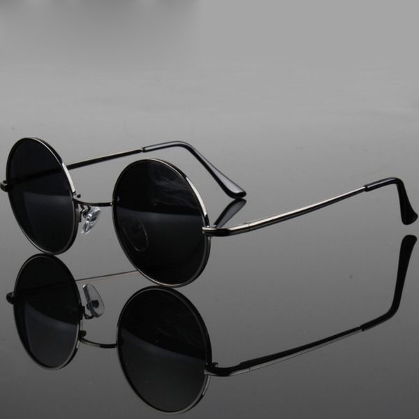retro classic vintage round polarized sunglasses men sun glasses women metal frame black lens driving fishing eyewear uv400, White;black 
retro classic vintage round polarized sunglasses men sun glasses women metal frame black lens driving fishing eyewear uv400, White;black