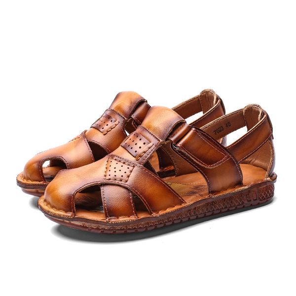summer casual shoes men leather soft sandals men classic light soft casual shoes male outdoor roman sandals male big size, Black
summer casual shoes men leather soft sandals men classic light soft casual shoes male outdoor roman sandals male big size, Black