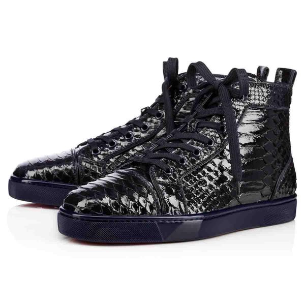 casual luxury red soles flats sneakers rantus orlato high men's flat roccia print python leather high qulaity, Black
casual luxury red soles flats sneakers rantus orlato high men's flat roccia print python leather high qulaity, Black