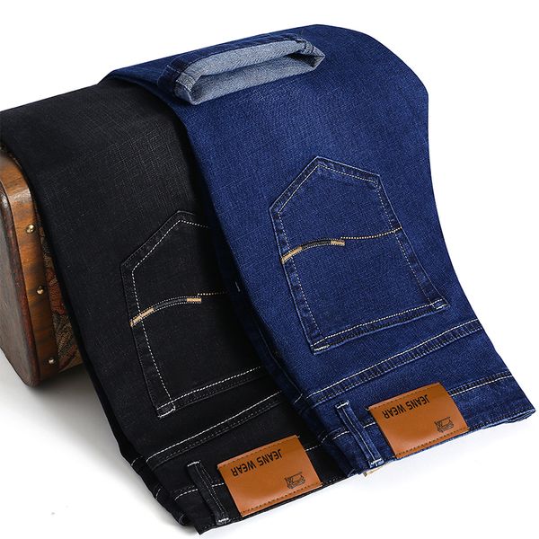men's autumn winter jeans business fashion classic style elastic slim trousers jeans male 6 design black and blue colors
men's autumn winter jeans business fashion classic style elastic slim trousers jeans male 6 design black and blue colors