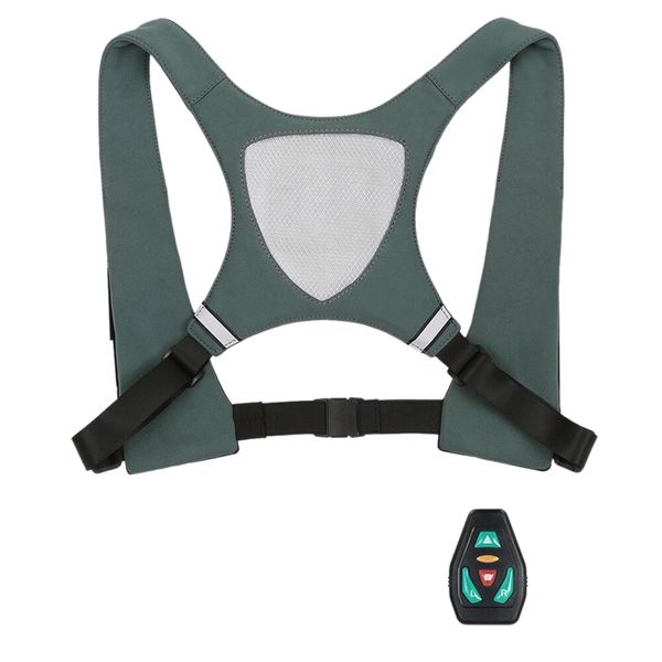 turn signal vest led light reflective vest remote control outdoor waterproof for night cycling running walking, Black 
turn signal vest led light reflective vest remote control outdoor waterproof for night cycling running walking, Black