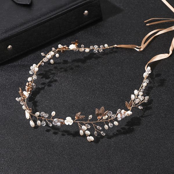 1pc bridal pearl hair vine crystal headbands wedding prom rhinestone headwear charm elegant handmade headpiece, Golden;white
1pc bridal pearl hair vine crystal headbands wedding prom rhinestone headwear charm elegant handmade headpiece, Golden;white