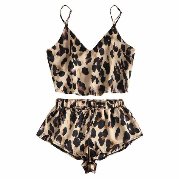 2pcs womens leopard printed pajama sets sleepwear babydoll lingerie nightwear pajamas set sleeveless v-neck camis shorts, Black;red
2pcs womens leopard printed pajama sets sleepwear babydoll lingerie nightwear pajamas set sleeveless v-neck camis shorts, Black;red